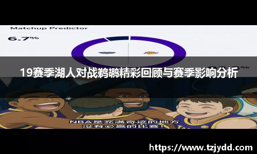 19赛季湖人对战鹈鹕精彩回顾与赛季影响分析